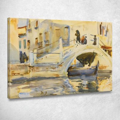Ponte Di Venezia Con Figure John Singer Sargent jss360 quadro stampa su tela
