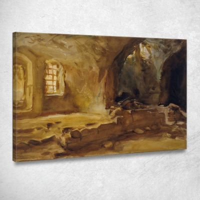 Cantina In Rovina John Singer Sargent jss384 quadro stampa su tela