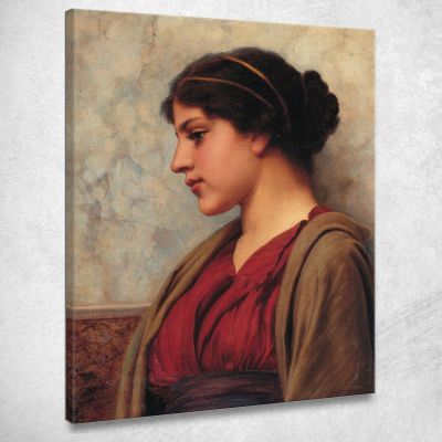 Una Bellezza Classica Pensieri Lontani John William Godward jwg2 quadro stampa su tela