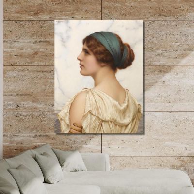 Atalanta John William Godward jwg20 quadro stampa su tela