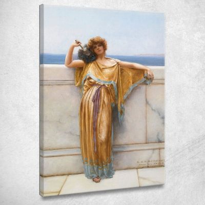 Climene John William Godward jwg24 quadro stampa su tela