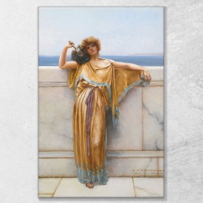 Climene John William Godward jwg24 quadro stampa su tela