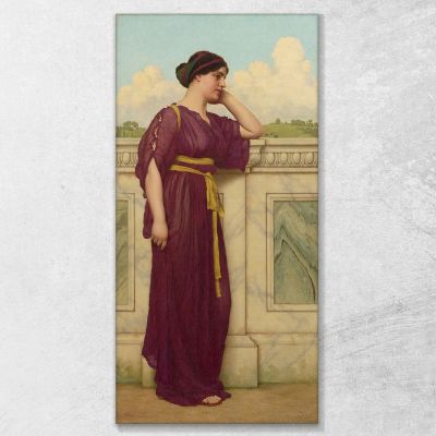 Soft Cade Il Sera John William Godward jwg63 quadro stampa su tela