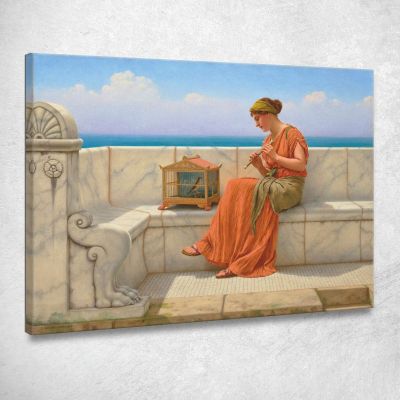 Canzoni Senza Parole John William Godward jwg64 quadro stampa su tela