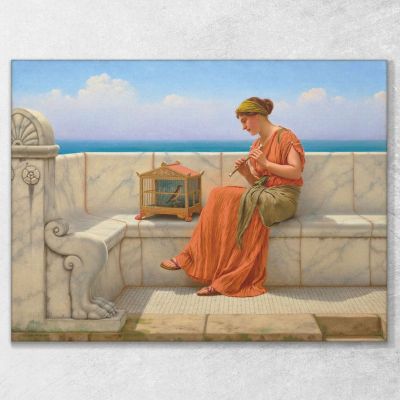 Canzoni Senza Parole John William Godward jwg64 quadro stampa su tela