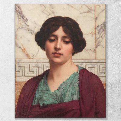 Stesicrate John William Godward jwg65 quadro stampa su tela