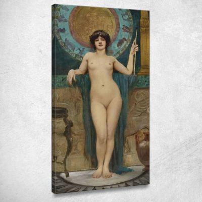 Studio Di Campaspe John William Godward jwg67 quadro stampa su tela