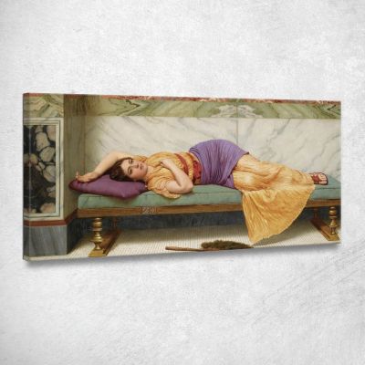 Il Sogno Ad Occhi Aperti John William Godward jwg73 quadro stampa su tela