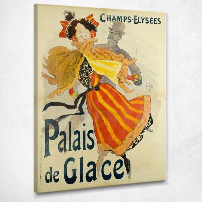 Palazzo Del Ghiaccio Degli Champs-Élysées Jules Chéret jch23 quadro stampa su tela