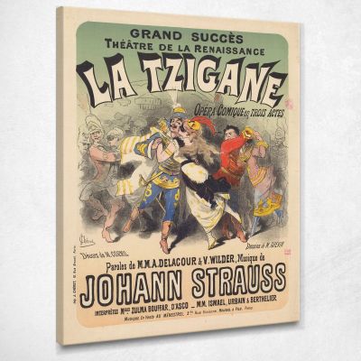 Lo Zingaro Jules Chéret jch59 quadro stampa su tela