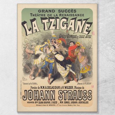 El Gitano Jules Chéret, jch59 cuadro en lienzo