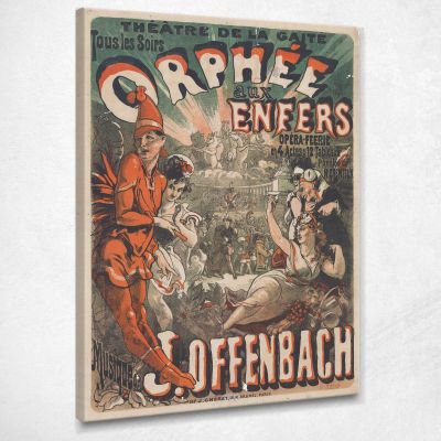 Orfeo Negli Inferi Jules Chéret jch84 quadro stampa su tela