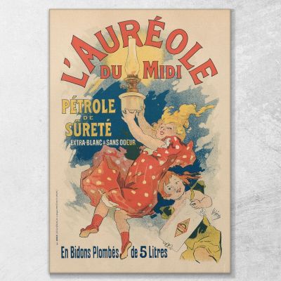 Die Aura Des Mittags Jules Chéret, jch107 drucken auf leinwand