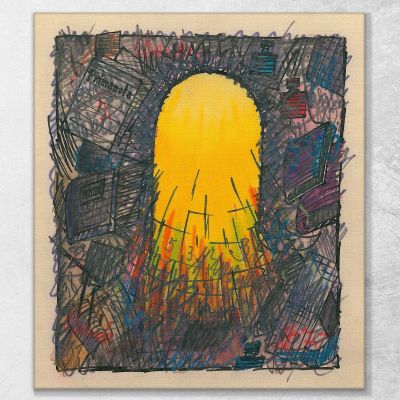 5 O'Clock Karl Wiener, kwn3 canvas print