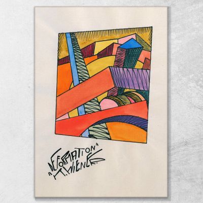 Deformación 2 Karl Wiener, kwn100 cuadro en lienzo