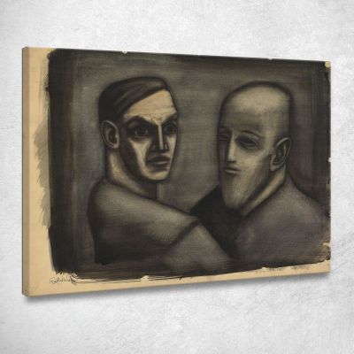 I Giovani E Gli Anziani Karl Wiener kwn118 quadro stampa su tela
