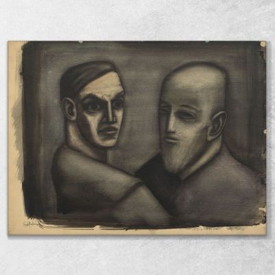 Les Jeunes Et Les Vieux Karl Wiener, kwn118 tableau impression sur toile
