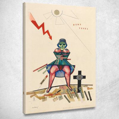 Il Colosso Karl Wiener kwn121 quadro stampa su tela