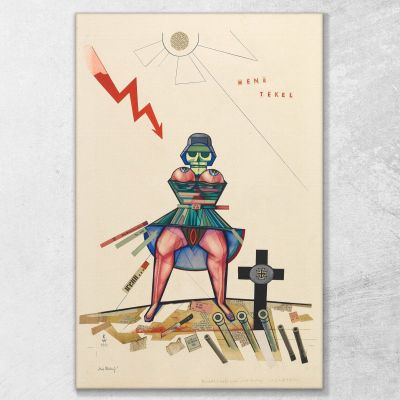 Der Moloch Karl Wiener, kwn121 drucken auf leinwand