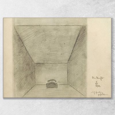 La Nuit Karl Wiener, kwn147 tableau impression sur toile