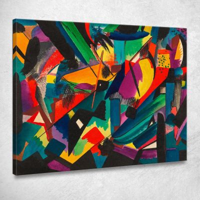 Dissonanze Karl Wiener kwn155 quadro stampa su tela