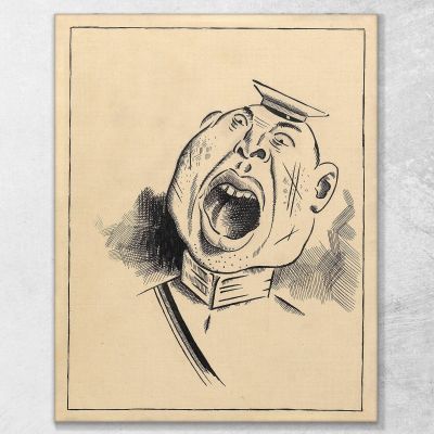 A Call Roars Like Thunder Karl Wiener, kwn170 canvas print