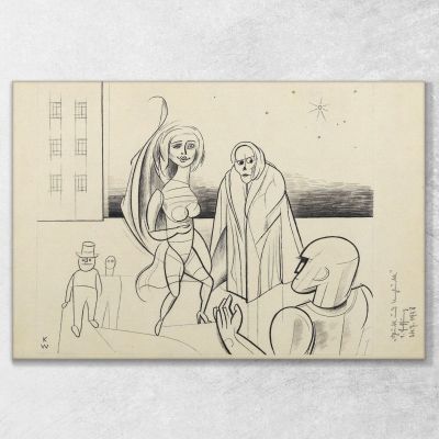 Luck And Misfortune Karl Wiener, kwn220 canvas print