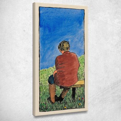 All'Aperto Karl Wiener kwn243 quadro stampa su tela