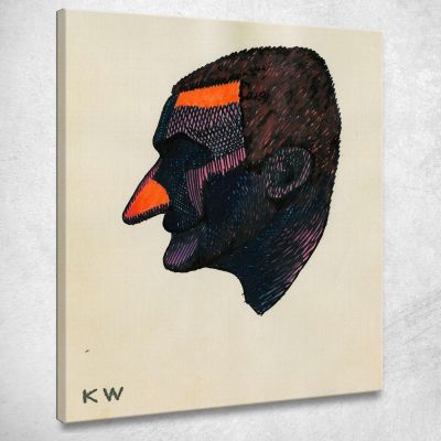 Studio Principale Dal Profilo 10 Fogli Graz Ii Karl Wiener kwn278 quadro stampa su tela