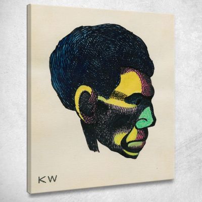 Studio Principale Dal Profilo 10 Fogli Graz Vi Karl Wiener kwn283 quadro stampa su tela