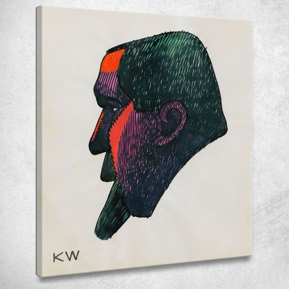 Studio Principale Dal Profilo 10 Fogli Graz Viii Karl Wiener kwn284 quadro stampa su tela Studio Principale Dal Profilo 10 Fogli Graz Viii Karl Wiener kwn284 quadro stampa su tela