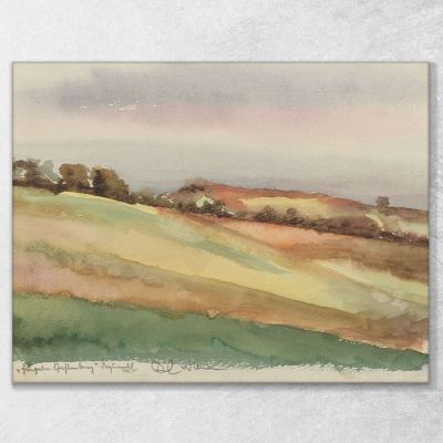 Landschaft Kahlenberg Karl Wiener, kwn311 tableau impression sur toile