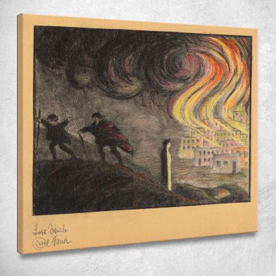 Molto Weib Karl Wiener kwn321 quadro stampa su tela