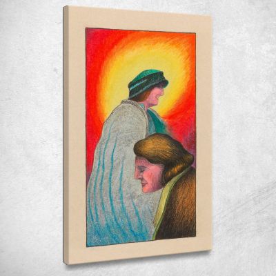 Sorriso Karl Wiener kwn323 quadro stampa su tela