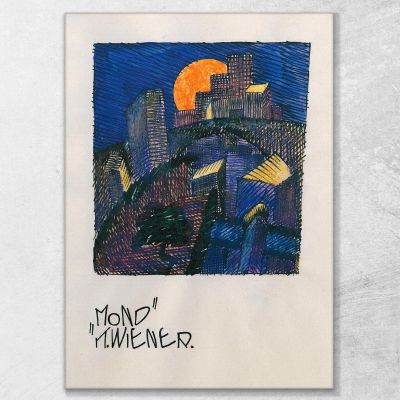 Mond Karl Wiener, kwn342 canvas print