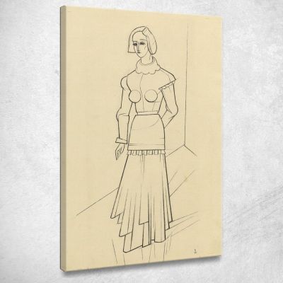 Ragazza 2 Karl Wiener kwn345 quadro stampa su tela