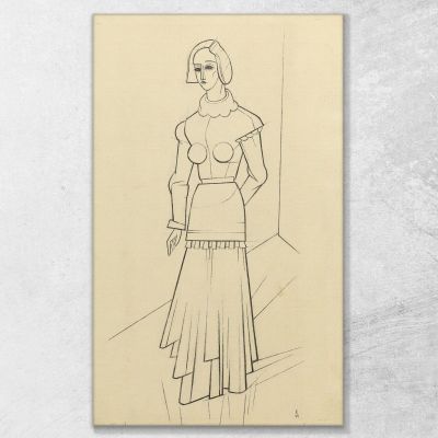 Fille 2 Karl Wiener, kwn345 tableau impression sur toile