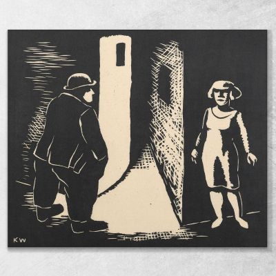 La Nuit Karl Wiener, kwn368 tableau impression sur toile