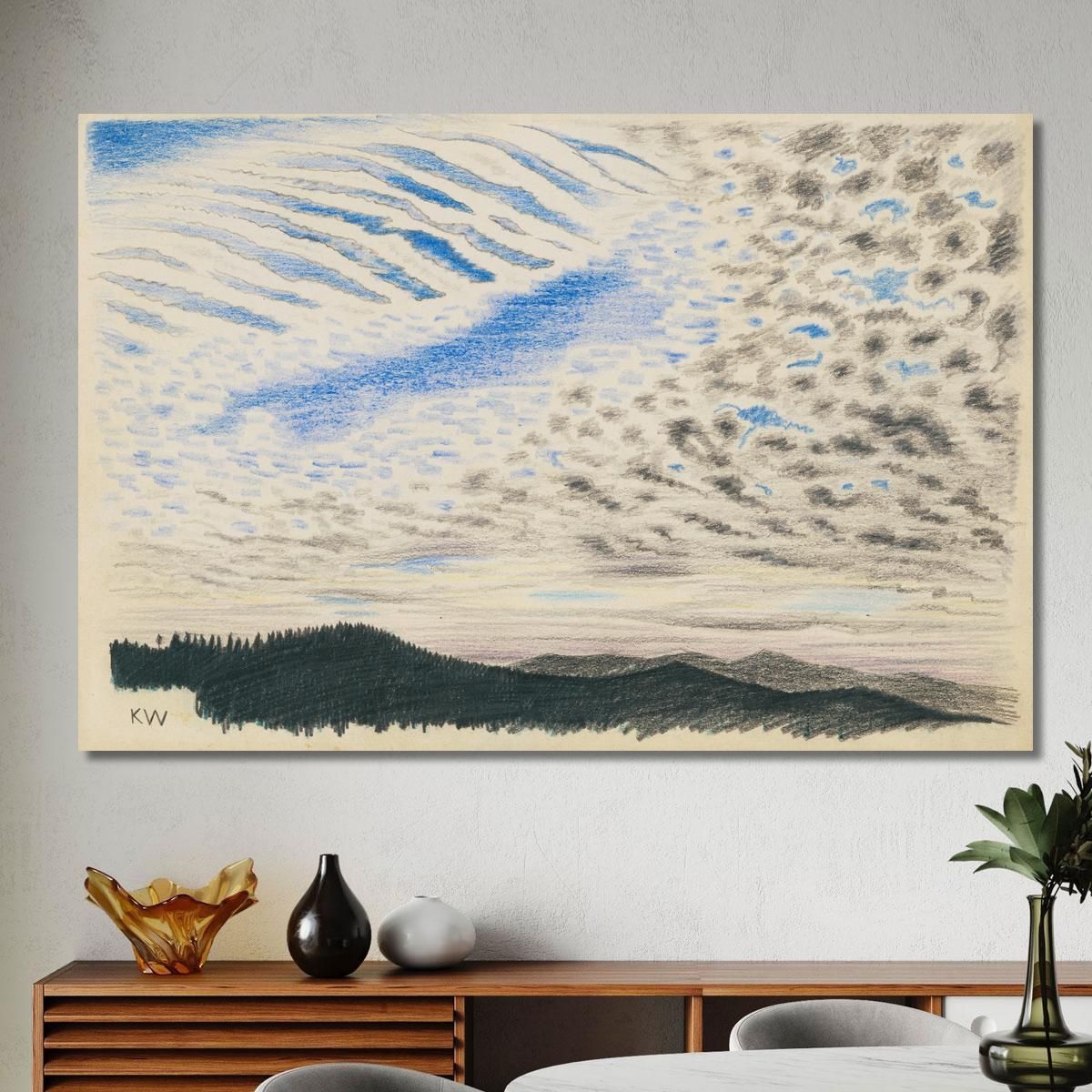Studio Sulla Natura Xlv Karl Wiener kwn396 quadro stampa su tela