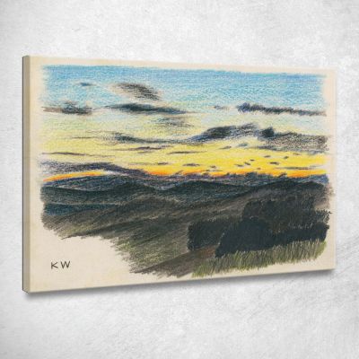 Studi Sulla Natura Xxii Karl Wiener kwn406 quadro stampa su tela