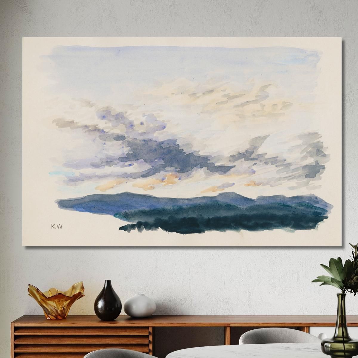Studi Sulla Natura 28 Karl Wiener kwn413 quadro stampa su tela