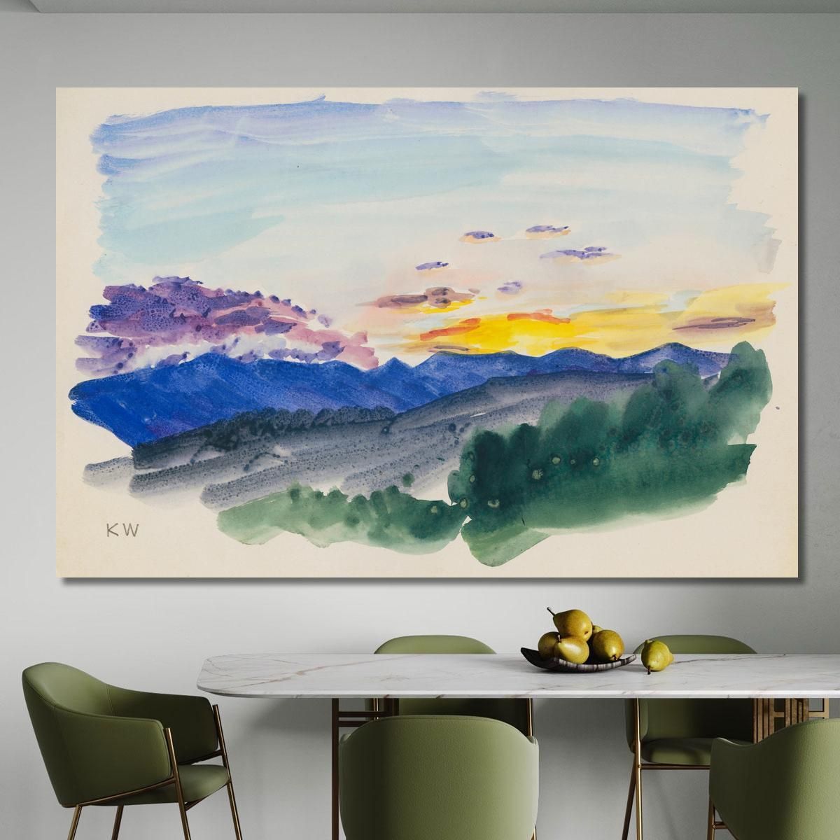 Studi Sulla Natura 36 Karl Wiener kwn421 quadro stampa su tela