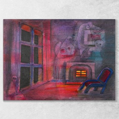 Peur Nocturne Karl Wiener, kwn427 tableau impression sur toile