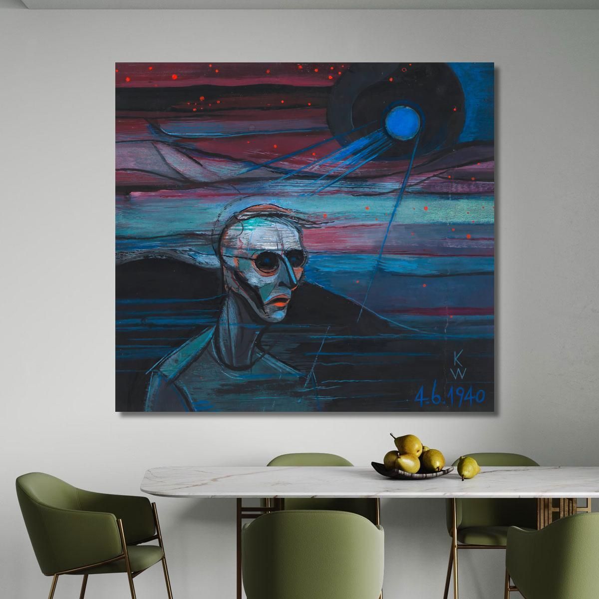 Senza Titolo Da I 150 Fogli Ii Karl Wiener kwn451 quadro stampa su tela