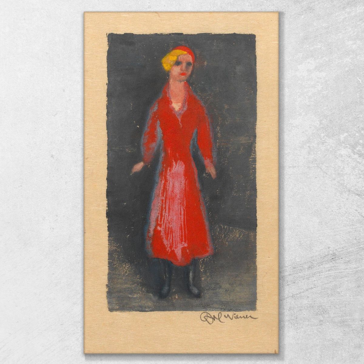 Figura Femminile Senza Titolo 3 Karl Wiener kwn518 quadro stampa su tela