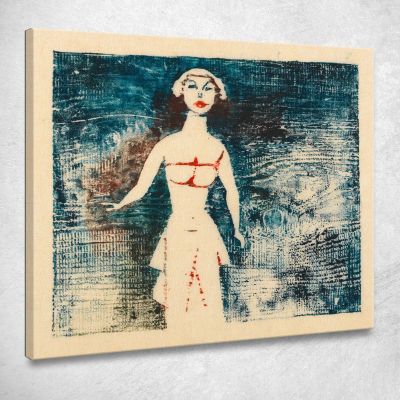 Figura Femminile Senza Titolo 4 Karl Wiener kwn519 quadro stampa su tela