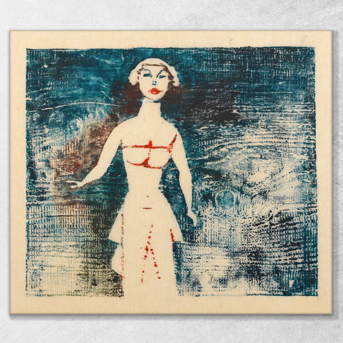 Figura Femminile Senza Titolo 4 Karl Wiener kwn519 quadro stampa su tela