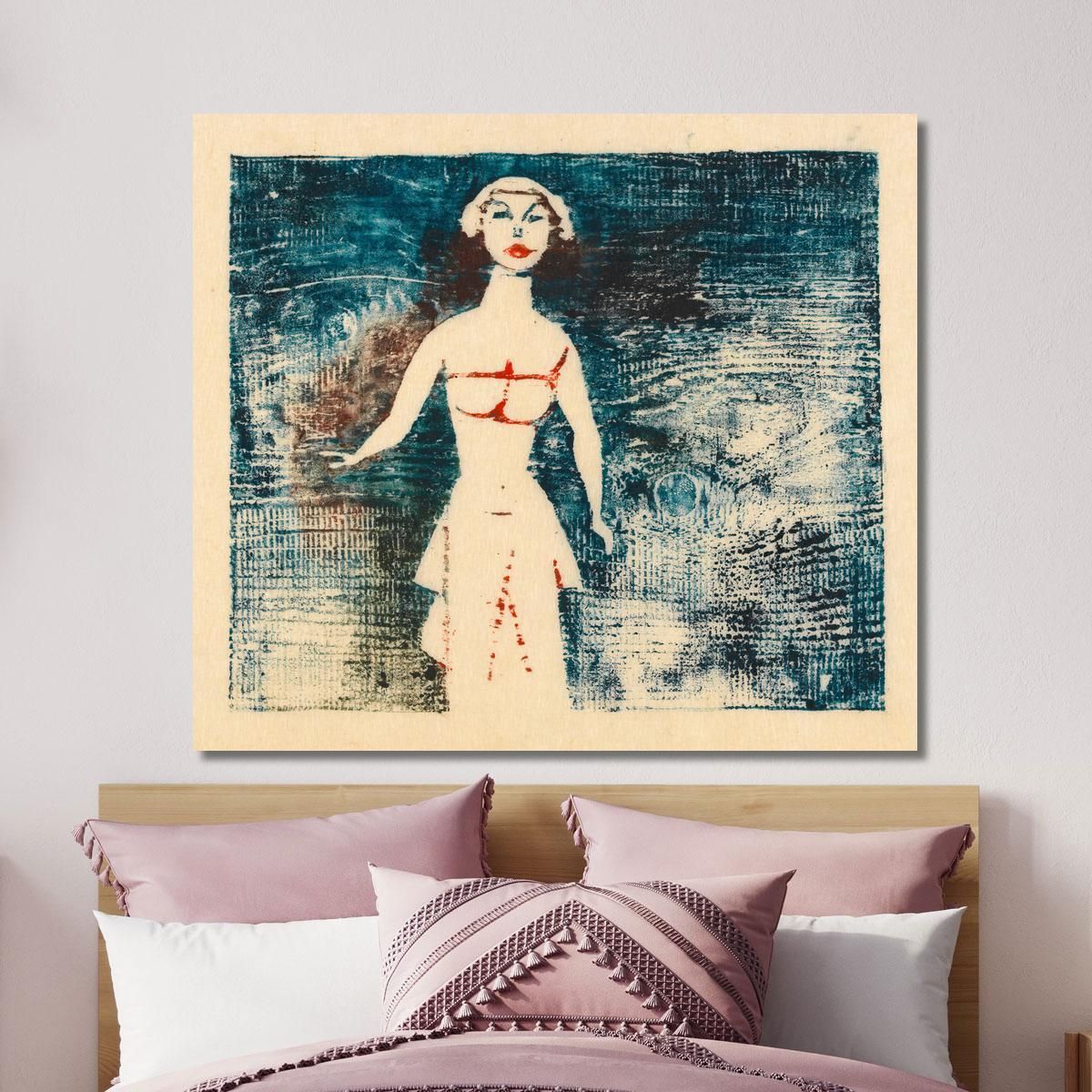 Figura Femminile Senza Titolo 4 Karl Wiener kwn519 quadro stampa su tela