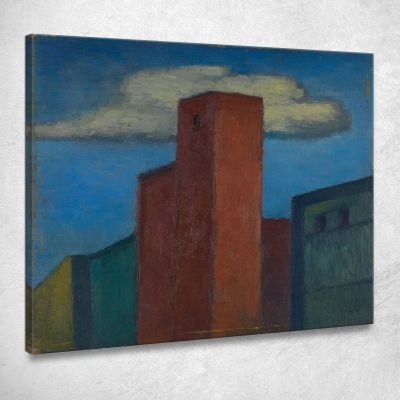 Case Senza Titolo 2 Karl Wiener kwn534 quadro stampa su tela