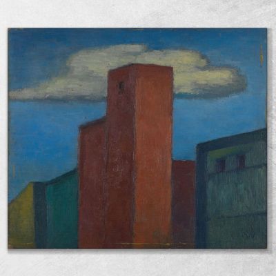 Case Senza Titolo 2 Karl Wiener kwn534 quadro stampa su tela